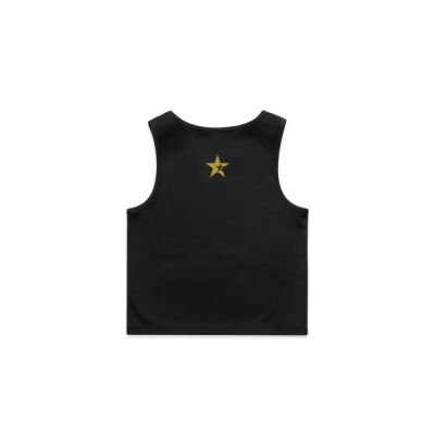 Women's Active Crop Tank - Star Back Thumbnail